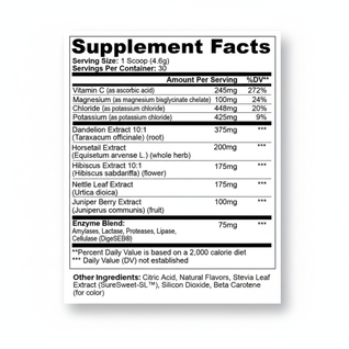 DeBloat Electrolyte Balance Formula